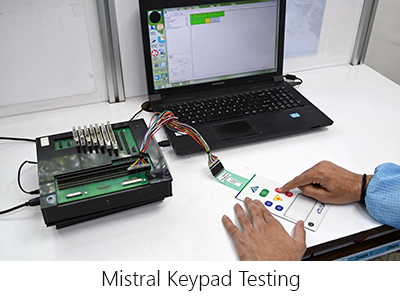 Mistral Keypad Testing