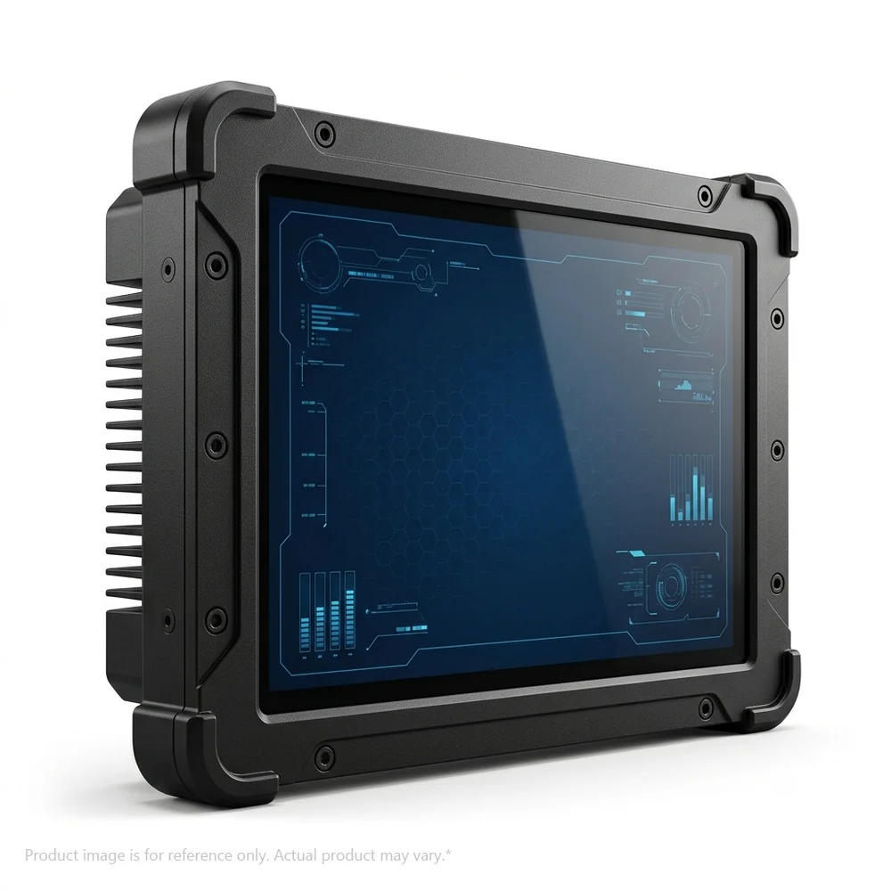 MIL-STD-810 fully sealed rugged HMI touchscreen display monitor panel