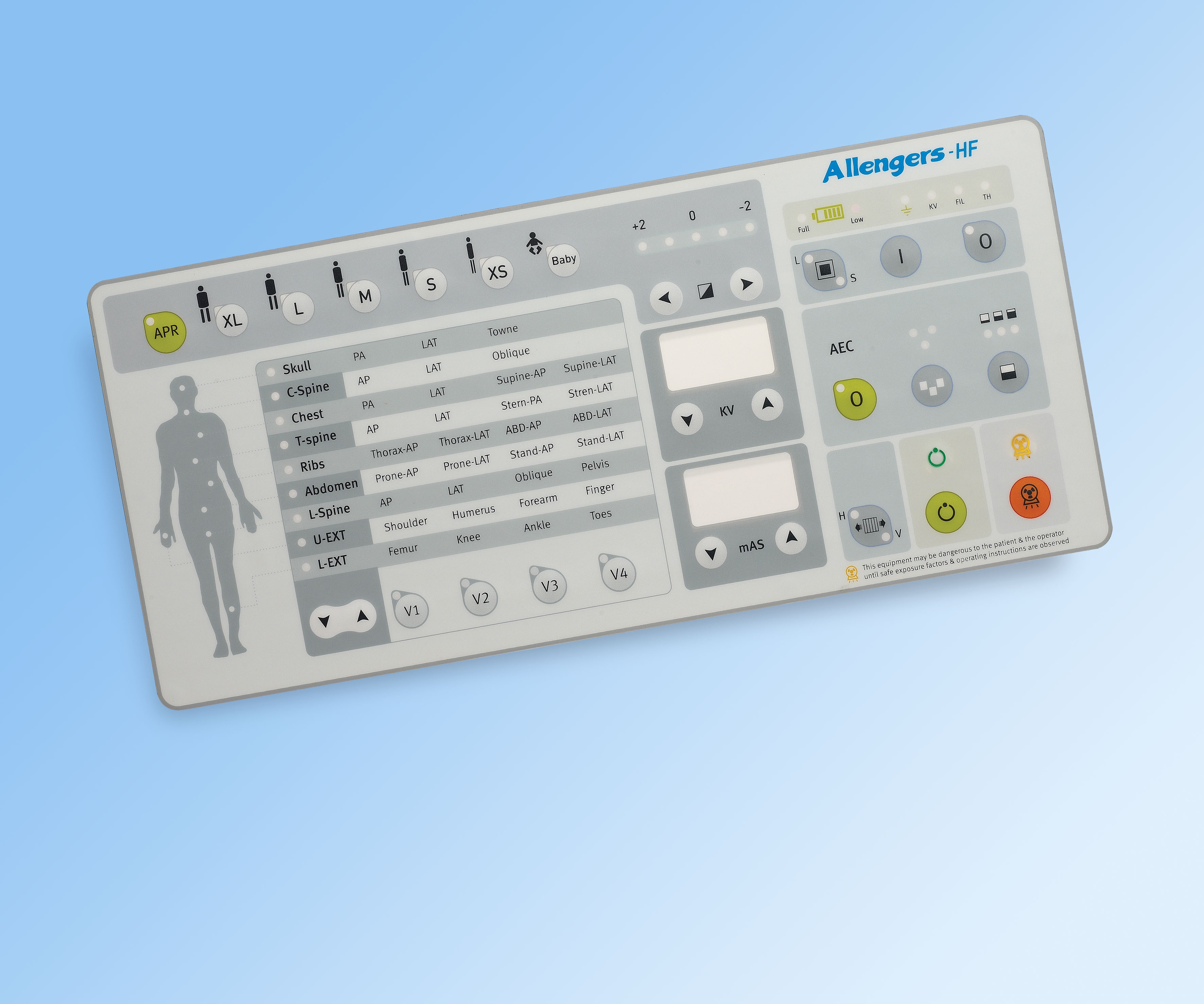 Medical equipment Keypad 7