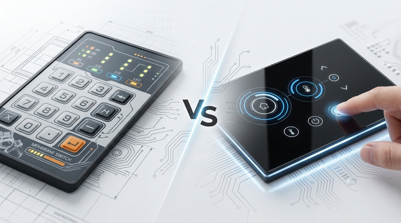 Membrane vs. Capacitive Touch Switches