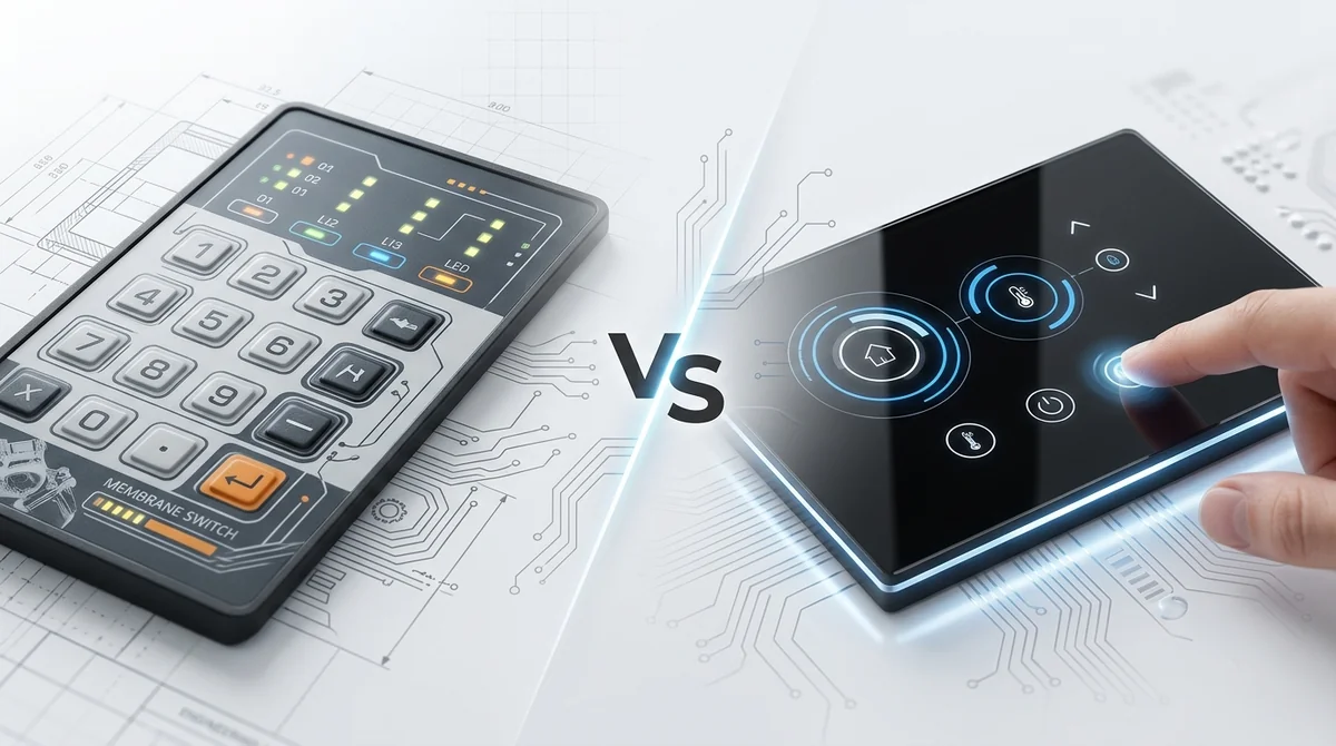 Membrane vs. Capacitive Touch Switches