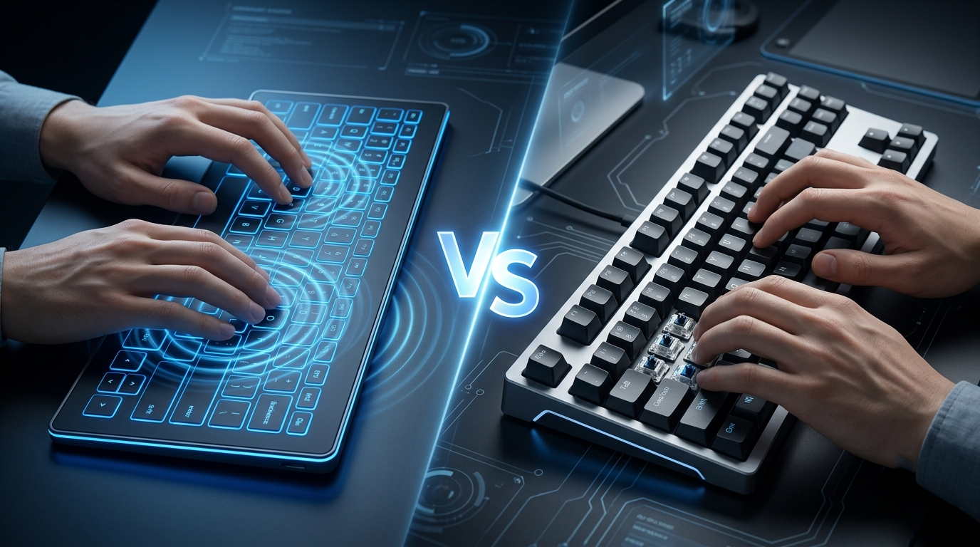 Haptic Keyboard vs Mechanical Keyboard: Which Is Better for Typing?