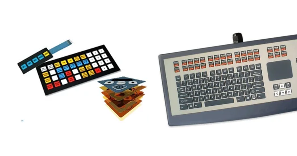 PCB Based Membrane keypad and keyboard