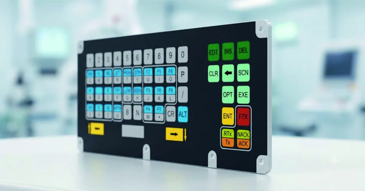 CNC MACHINE OPERATOR KEYPAD