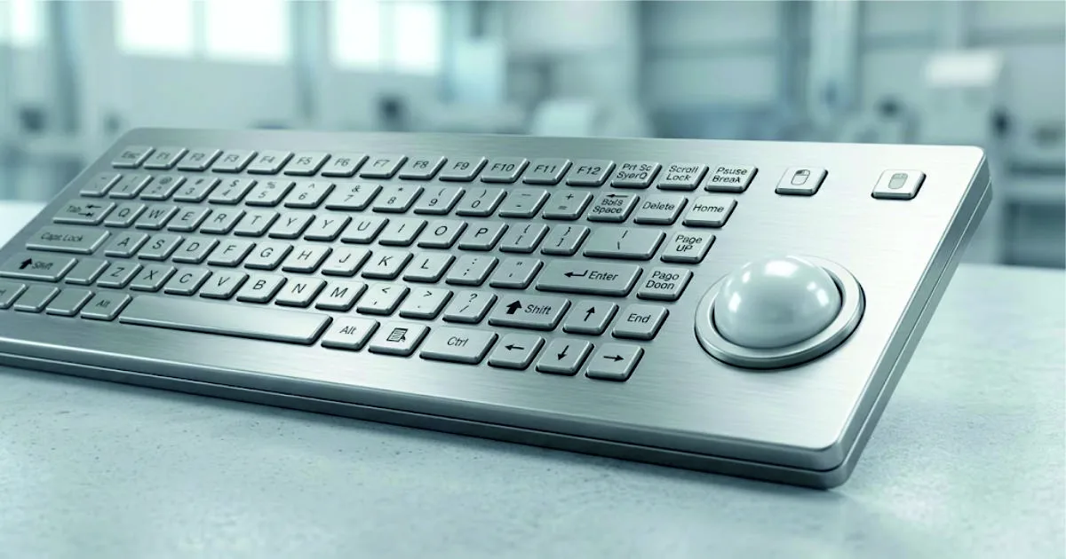 Industrial keyboard assembly
