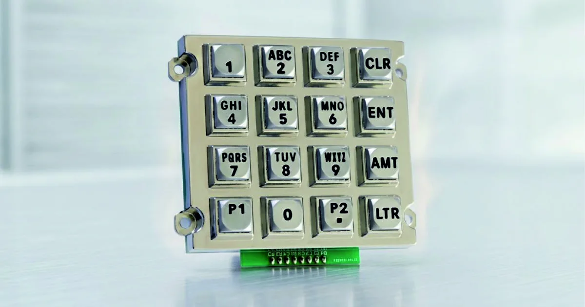 Vibration-resistant membrane keypad
