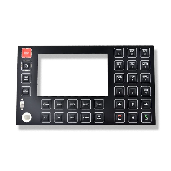 Train Radio Control Membrane Keypad