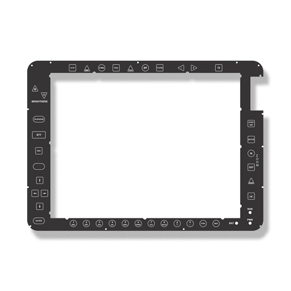 PCB-Based Illuminated Tactile Keypad with Embossed Backlit Keys