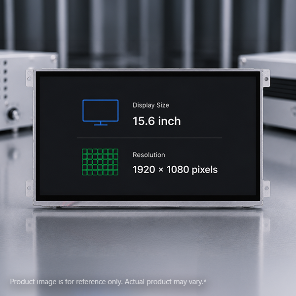 15.6-Inch Capacitive Touch LCD Module with Optical Bonding (Front Mount)