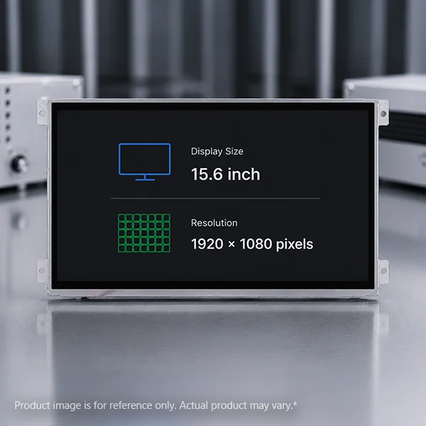 15.6-Inch Capacitive Touch LCD Module with Optical Bonding (Front Mount)