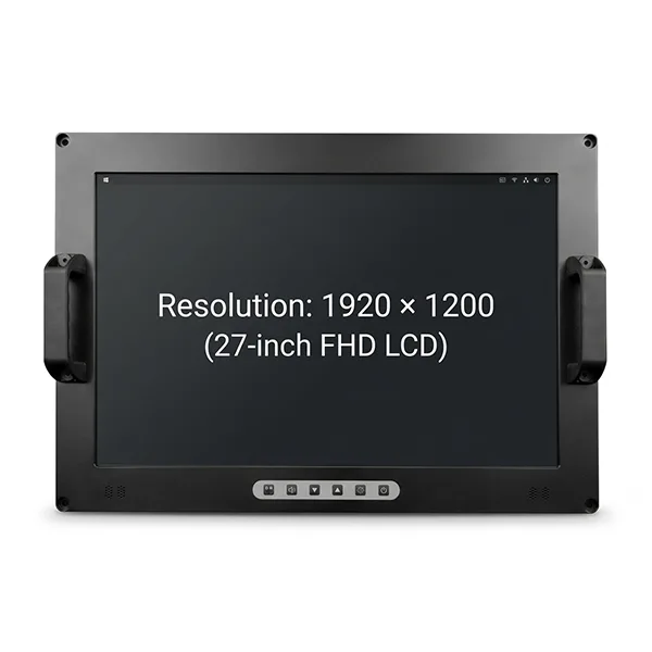 27-Inch FHD Rugged LCD Display with Backlight Driver
