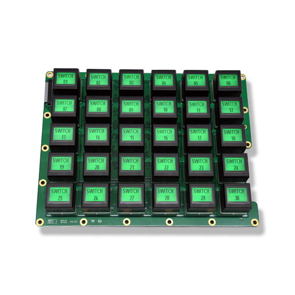 Programmable LCD Matrix Keypad with RGB Backlit Display