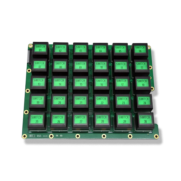 Programmable LCD Matrix Keypad with RGB Backlit Display