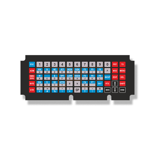 Rugged Membrane Keypad for Defense Applications