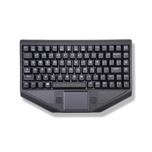 Long-Travel Rugged PC-Compatible Keyboard with Touchpad