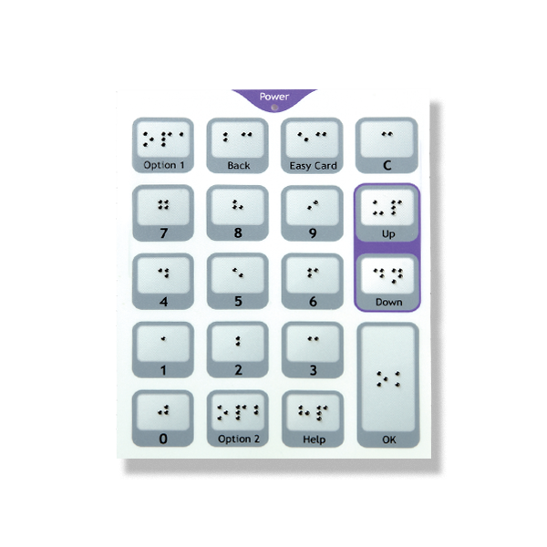 Braille Keyboard Stickers & Overlays