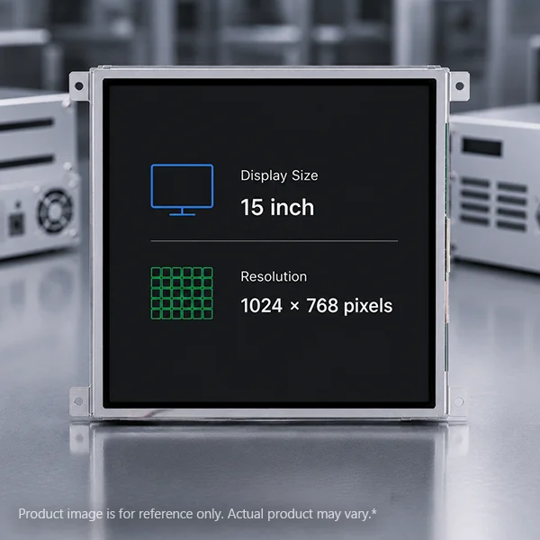 15-Inch UXGA LVDS LCD Module with EMI Toughened Glass & Optical Bonding
