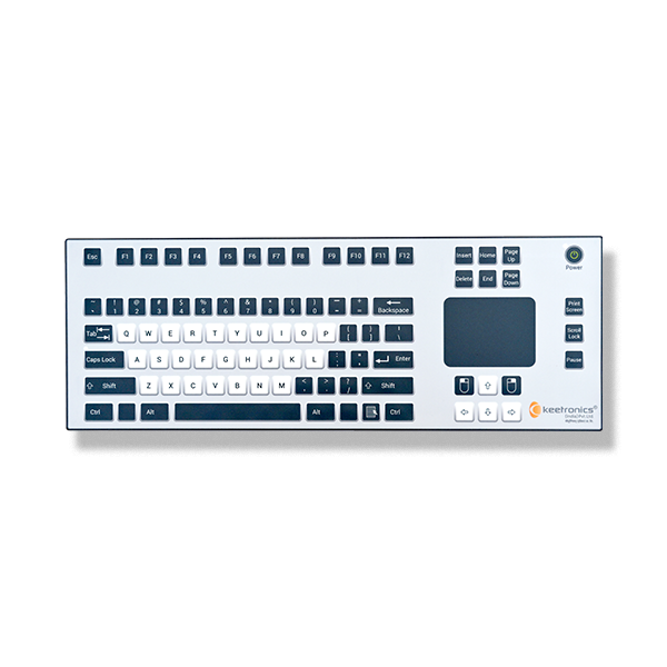 84-Key Rugged Keyboard with Touchpad & Gesture Control (USB / Bluetooth)