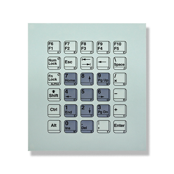 5 × 6 Matrix Industrial Keyboard – 30 Keys