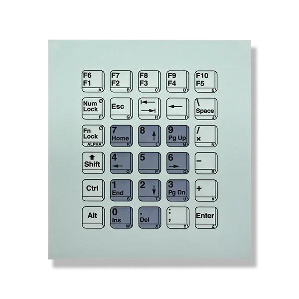 5 × 6 Matrix Industrial Keyboard – 30 Keys