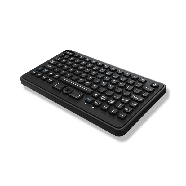 Rugged Backlit Keyboard with Integrated Pointing Device