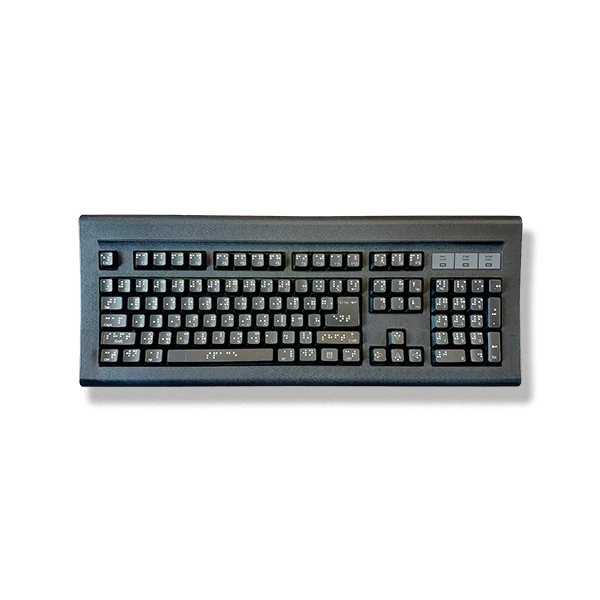 PC-Compatible Braille Keyboard for Visually Impaired Users