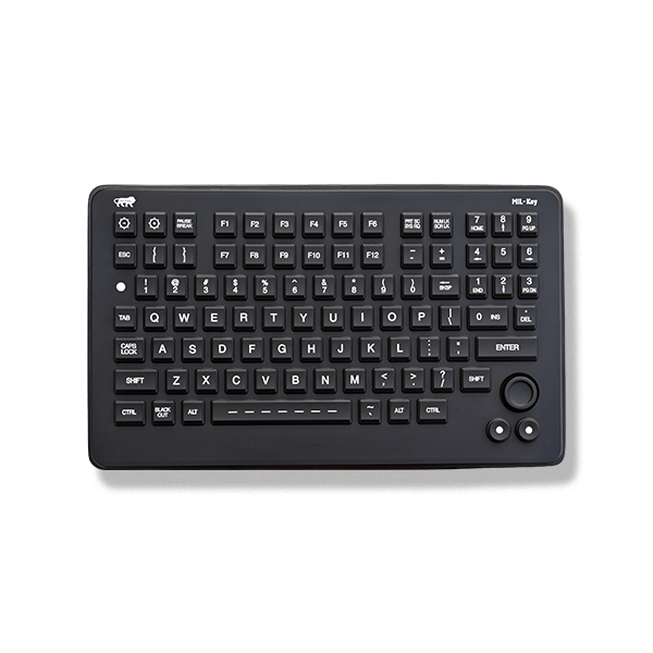 MIL-Grade “Milkey” Military & Space-Saving Backlit Keyboard