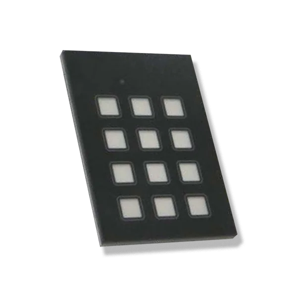 Capacitive 4 × 3 Touch Keypad with Insertable Legends and Backlight