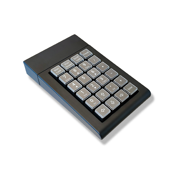 Long Travel PC-Compatible 24-Key Numeric Keyboard
