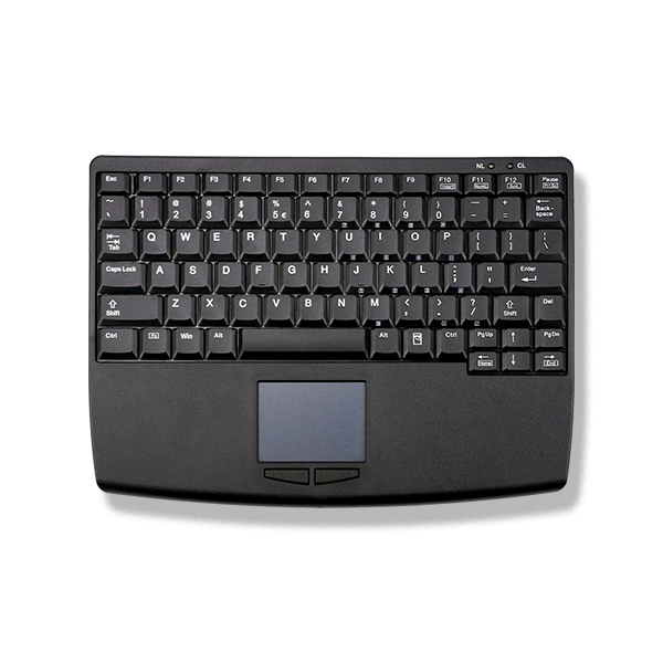 82-Key Long Travel PC-Compatible Compact Keyboard with Trackpad