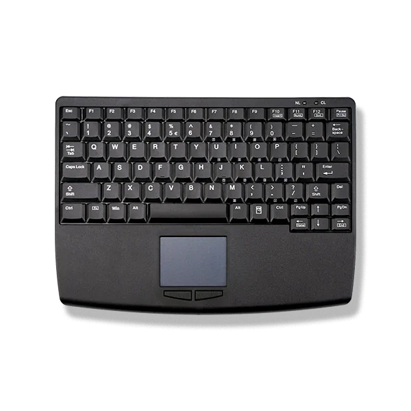 82-Key Long Travel PC-Compatible Compact Keyboard with Trackpad
