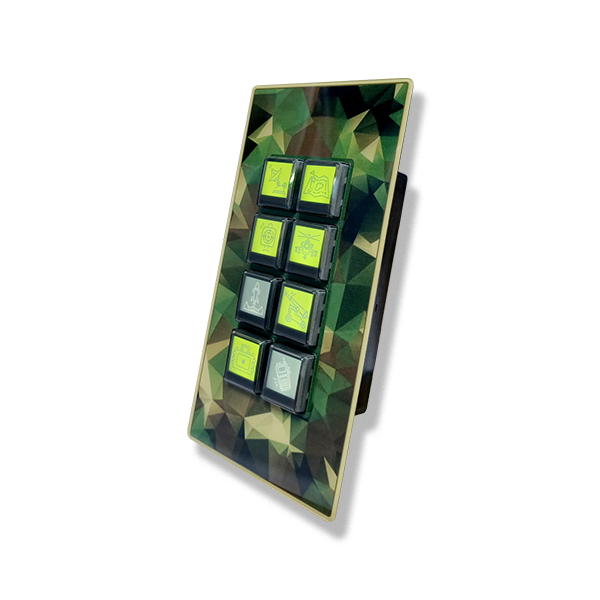 8-Key Customer-Programmable Switches (CPS) with display Keypad