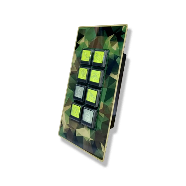 8-Key Customer-Programmable Switches (CPS) with display Keypad