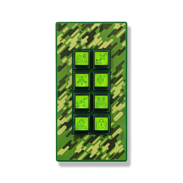 8-Key Customer-Programmable Switches (CPS) with display Keypad