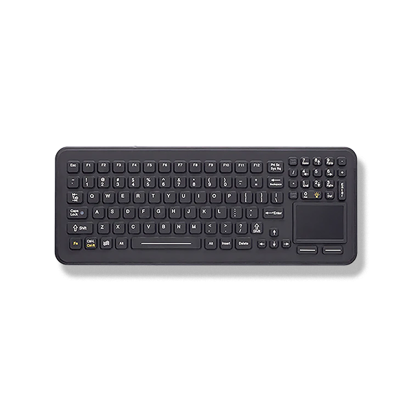MIL KEY L379W149K99 Rugged Backlit Keyboard with Touchpad